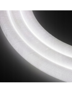 Lampa wisząca FANTASIA ROUND LED - nowoczesne oświetlenie do biura, jadalni i salonu w eleganckiej kolorystyce bieli i czerni 2