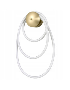 Lampa ścienna LED FANTASIA 3000K z metalowymi detalami - elegancki kinkiet do nowoczesnych wnętrz