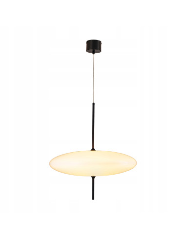 Elegancka lampa wisząca PIATTO UFO 50 cm, metalowy klosz, regulowana wysokość, nowoczesny design do różnych wnętrz