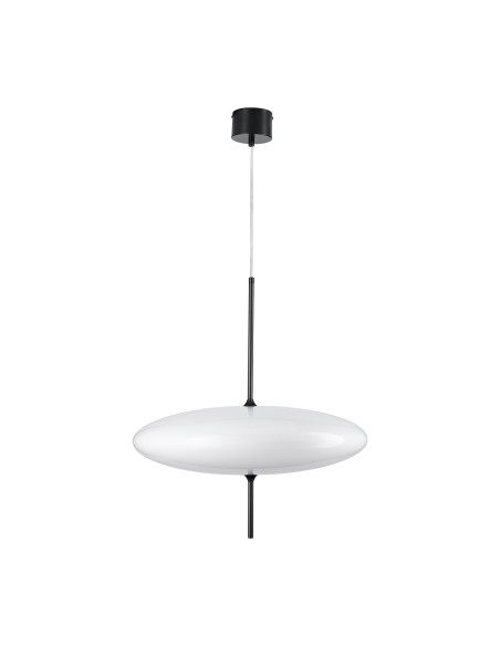Elegancka lampa wisząca PIATTO UFO 50 cm, metalowy klosz, regulowana wysokość, nowoczesny design do różnych wnętrz