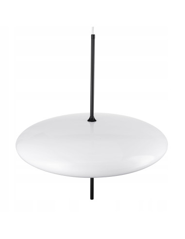 Elegancka lampa wisząca PIATTO UFO 50 cm, metalowy klosz, regulowana wysokość, nowoczesny design do różnych wnętrz