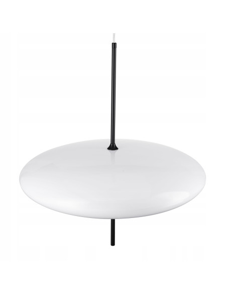 Elegancka lampa wisząca PIATTO UFO 50 cm, metalowy klosz, regulowana wysokość, nowoczesny design do różnych wnętrz