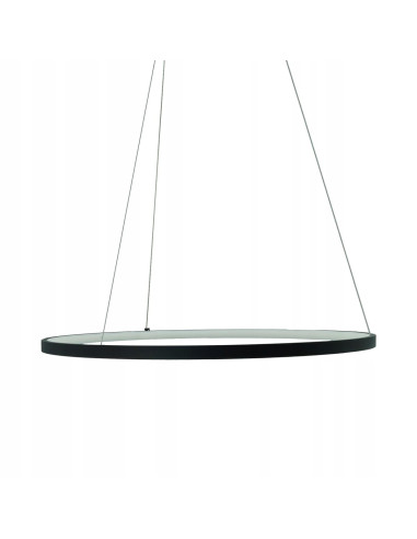 Lampa sufitowa LED RING 36W w czarnym kolorze – Nowoczesny akcent do każdego wnętrza