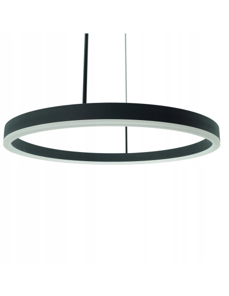 Lampa wisząca LED JOLIETA 3P, czarna, z regulacją barwy, nowoczesny design do biura i salonu