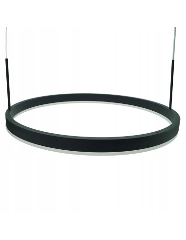 Lampa wisząca LED JOLIETA 3P, czarna, z regulacją barwy, nowoczesny design do biura i salonu