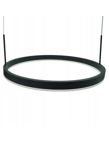 Lampa wisząca LED JOLIETA 3P, czarna, z regulacją barwy, nowoczesny design do biura i salonu