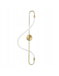 Lampa ścienna ESSA LED - elegancki kinkiet w złotym wykończeniu, 9W, 3000K, idealny do nowoczesnych wnętrz 2