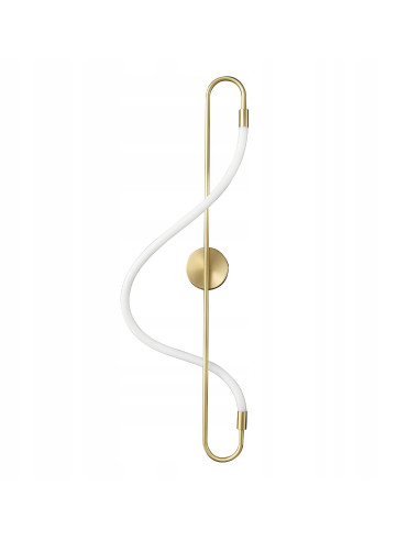 Lampa ścienna ESSA LED - elegancki kinkiet w złotym wykończeniu, 9W, 3000K, idealny do nowoczesnych wnętrz