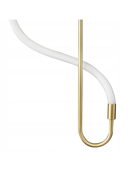 Lampa ścienna ESSA LED - elegancki kinkiet w złotym wykończeniu, 9W, 3000K, idealny do nowoczesnych wnętrz