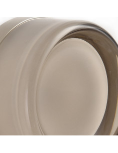 Plafon LED CANDY w kolorze szarym – nowoczesna lampa sufitowa do stylowych wnętrz i korytarzy. 2