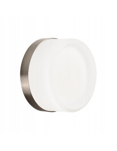 Lampa ścienna CANDY - Nowoczesny kinkiet w kształcie cukierka, biały, minimalistyczny design do wnętrz.