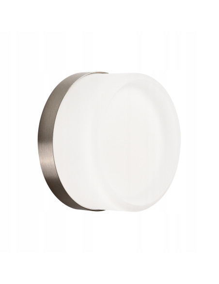 Lampa ścienna CANDY - Nowoczesny kinkiet w kształcie cukierka, biały, minimalistyczny design do wnętrz.