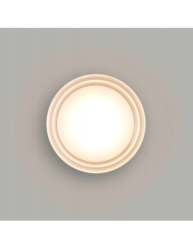 Lampa ścienna CANDY - Nowoczesny kinkiet w kształcie cukierka, biały, minimalistyczny design do wnętrz.