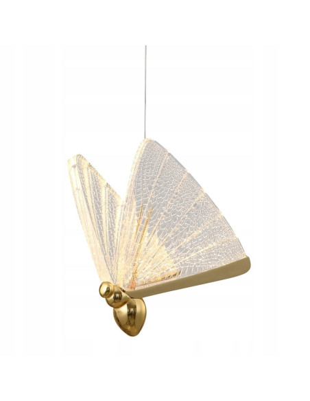 Lampa ścienna LED Pszczoła Złota BEE LAMP - eleganckie oświetlenie do nowoczesnych wnętrz, 320 lm, ciepła barwa światła.