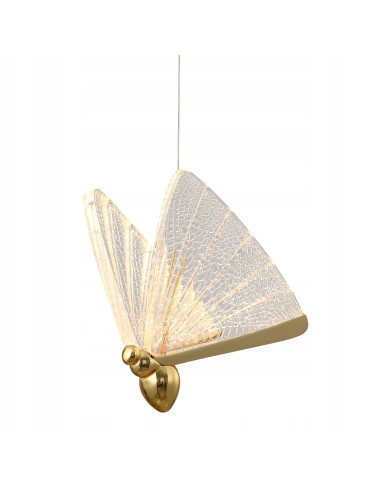 Kinkiet BEE LAMP w kolorze złotym z LED - elegancka lampa dekoracyjna do salonu i jadalni od Step into Design