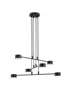 Lampa sufitowa MODUS 6 BLACK - nowoczesne oświetlenie minimalistyczne do każdego wnętrza, biura i salonu. 2