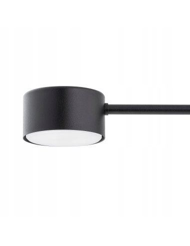 Lampa sufitowa MODUS czarna, 4-punktowe oświetlenie metalowe do nowoczesnych wnętrz biurowych i mieszkalnych