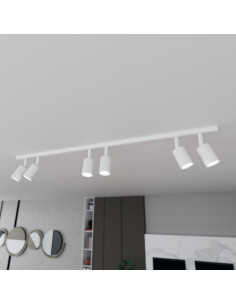 Lampa sufitowa FLASH 6 LED - Nowoczesne oświetlenie regulowane, Białe reflektory do biura i jadalni, Emibig