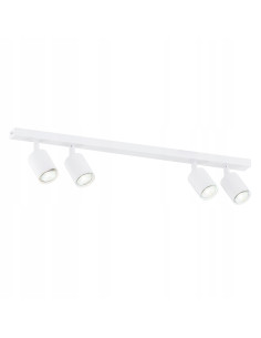 Plafon sufitowy Emibig FLASH 4 WHITE z reflektorami GU10 - nowoczesne oświetlenie do biura, salonu i korytarza 2