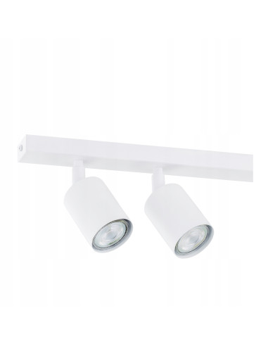 Lampa sufitowa FLASH 6 LED - Nowoczesne oświetlenie regulowane, Białe reflektory do biura i jadalni, Emibig