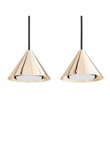 Lampa sufitowa ELIT 4 GOLD Black - nowoczesne oświetlenie do salonu i biura z czterema punktami świetlnymi, 100 cm.