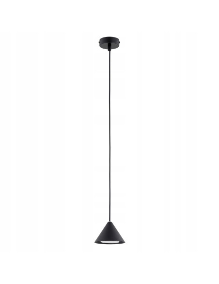 Lampa sufitowa ELIT 1 BLACK z metalowym kloszem, 100 cm – nowoczesny design do biura i kuchni, producent Emibig