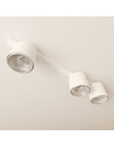 Lampa sufitowa NANO 3 WHITE – nowoczesny plafon z 3 źródłami światła GU10 w minimalistycznym stylu dla eleganckich wnętrz