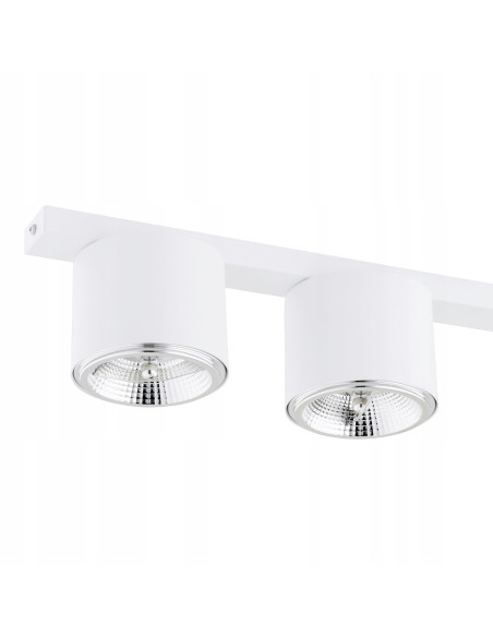 Lampa sufitowa NANO 3 WHITE – nowoczesny plafon z 3 źródłami światła GU10 w minimalistycznym stylu dla eleganckich wnętrz