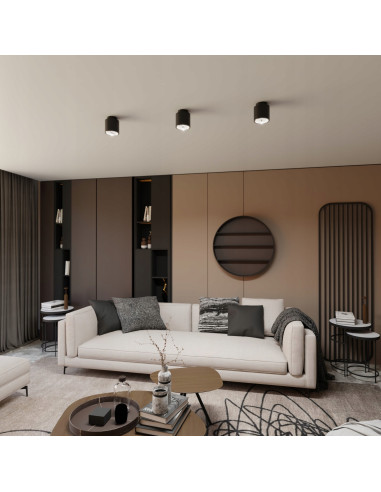Lampa natynkowa NANO 1 BLACK - minimalistyczny spot o nowoczesnym designie do stylowych wnętrz.