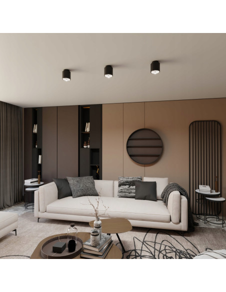 Lampa natynkowa NANO 1 BLACK - minimalistyczny spot o nowoczesnym designie do stylowych wnętrz.