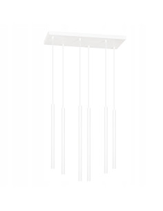 Lampa sufitowa SELTER 6 WHITE - Nowoczesne oświetlenie z 6 punktami świetlnymi do eleganckich wnętrz. 2