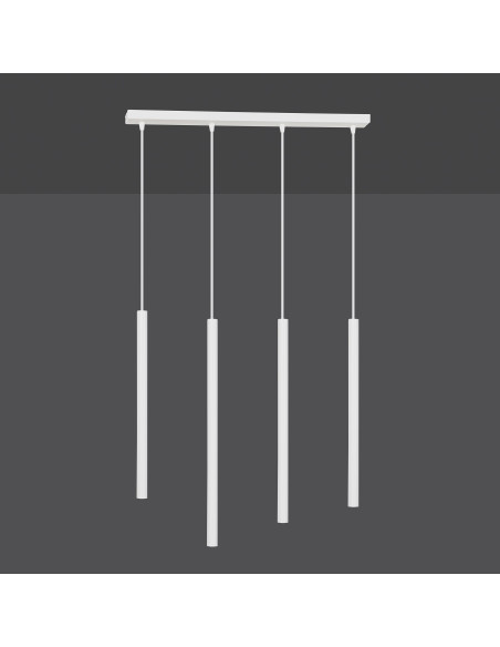 Lampa sufitowa SELTER 4 WHITE - nowoczesne oświetlenie z eleganckim designem do biur i mieszkań