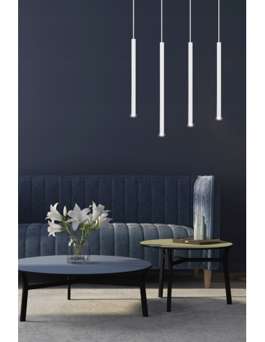 Lampa sufitowa SELTER 4 WHITE - nowoczesne oświetlenie z eleganckim designem do biur i mieszkań