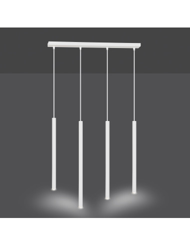 Lampa sufitowa SELTER 4 WHITE - nowoczesne oświetlenie z eleganckim designem do biur i mieszkań