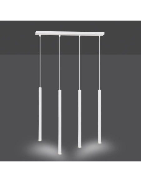 Lampa sufitowa SELTER 4 WHITE - nowoczesne oświetlenie z eleganckim designem do biur i mieszkań