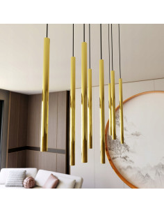 Lampa sufitowa SELTER 1 BLACK GOLD – elegancka lampa glamour z metalowymi detalami do nowoczesnych wnętrz 2