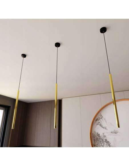 Lampa sufitowa SELTER 1 BLACK GOLD – elegancka lampa glamour z metalowymi detalami do nowoczesnych wnętrz