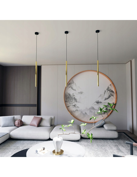 Lampa sufitowa SELTER 1 BLACK GOLD – elegancka lampa glamour z metalowymi detalami do nowoczesnych wnętrz