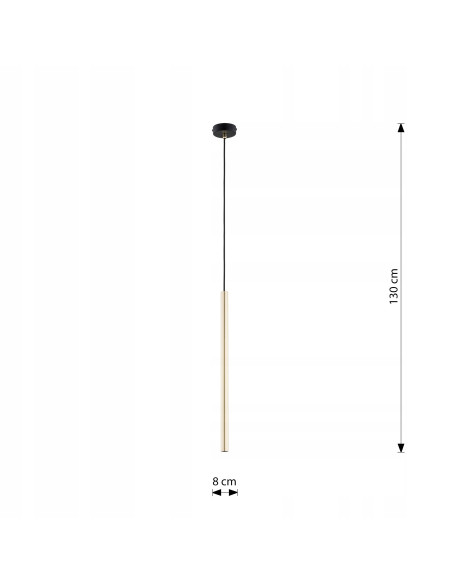 Lampa sufitowa SELTER 1 BLACK GOLD – elegancka lampa glamour z metalowymi detalami do nowoczesnych wnętrz