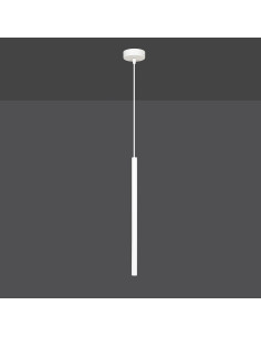 Lampa sufitowa SELTER 1 G9 w białym kolorze - nowoczesny design do kuchni, jadalni i biura