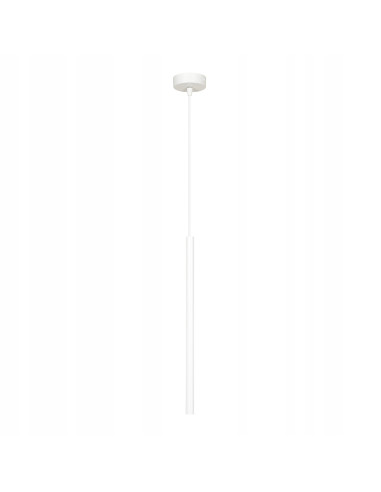 Lampa sufitowa SELTER 1 G9 w białym kolorze - nowoczesny design do kuchni, jadalni i biura