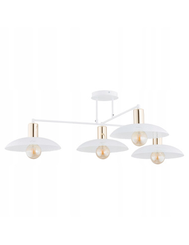 Elegancka lampa sufitowa SPIRIT 4 – nowoczesny plafon kuchenny z białymi kloszami i funkcjonalnym designem