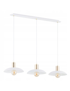 Lampa wisząca SPIRIT 3 WHITE z siateczkowym kloszem – elegancja w nowoczesnym stylu do każdego wnętrza 2