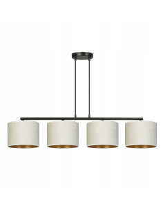 Lampa wisząca HILDE 4 BL - elegancka lampa w stylu nowoczesnym, idealna do biura, jadalni i salonu.