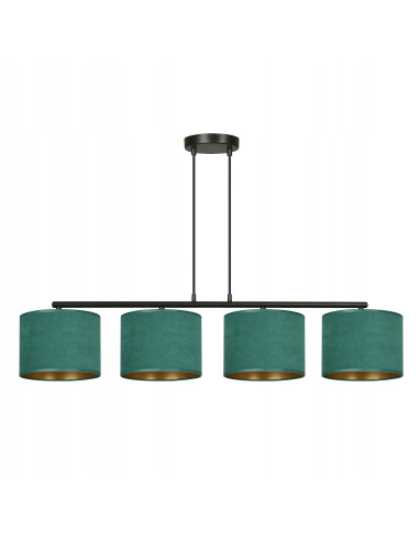 Lampa HILDE 4 BL w kolorze zielonym – elegancki dodatek do kącika czytelniczego oraz stylowych wnętrz.