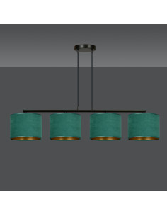 Lampa HILDE 4 BL w kolorze zielonym – elegancki dodatek do kącika czytelniczego oraz stylowych wnętrz. 2