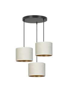 Lampa sufitowa HILDE 3 BL PREMIUM - elegancki żyrandol regulowany, 3 źródła światła E27, różne kolory do wnętrz.
