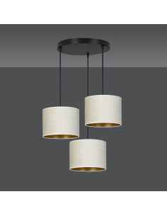 Lampa sufitowa HILDE 3 BL PREMIUM - elegancki żyrandol regulowany, 3 źródła światła E27, różne kolory do wnętrz. 2