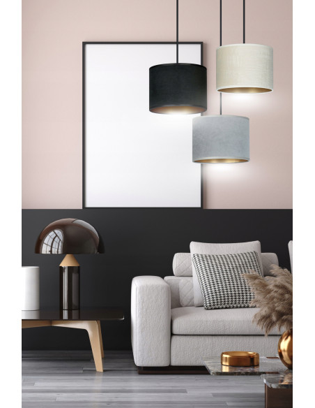 Lampa wisząca HILDE 3 BL PREMIUM z regulacją wysokości, elegancka, nowoczesna, idealna do każdego wnętrza.