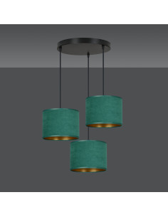 Lampa Velvet HILDE 3 PREMIUM w Turkusie i Zieleni z Regulacją – Stylowe Oświetlenie do Wnętrz Eleganckich 2